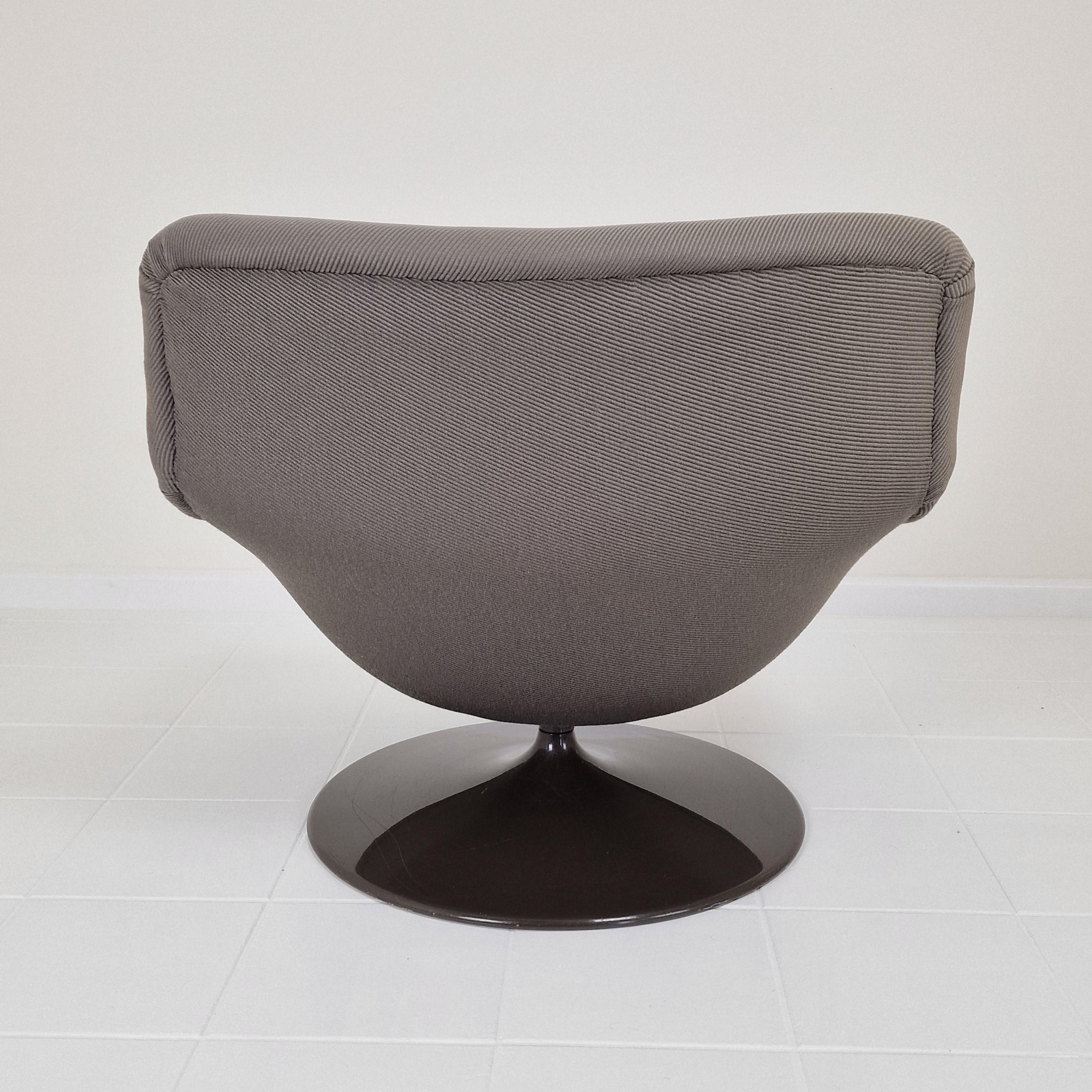 Mid Century F518 Lounge Chair by Geoffrey Harcourt for Artifort, 1980s For Sale 1