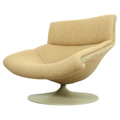 Midcentury F520 Lounge Swivel Chair by Geoffrey Harcourt for Artifort