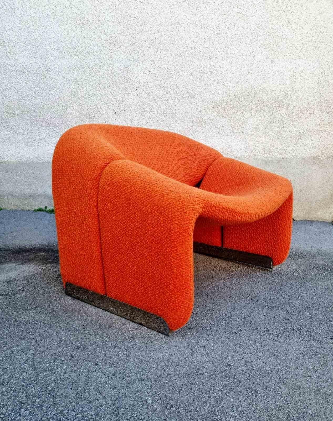Sedia 'M' di metà secolo F598 Groovy Design di Pierre Paulin, anni '80 in vendita 3