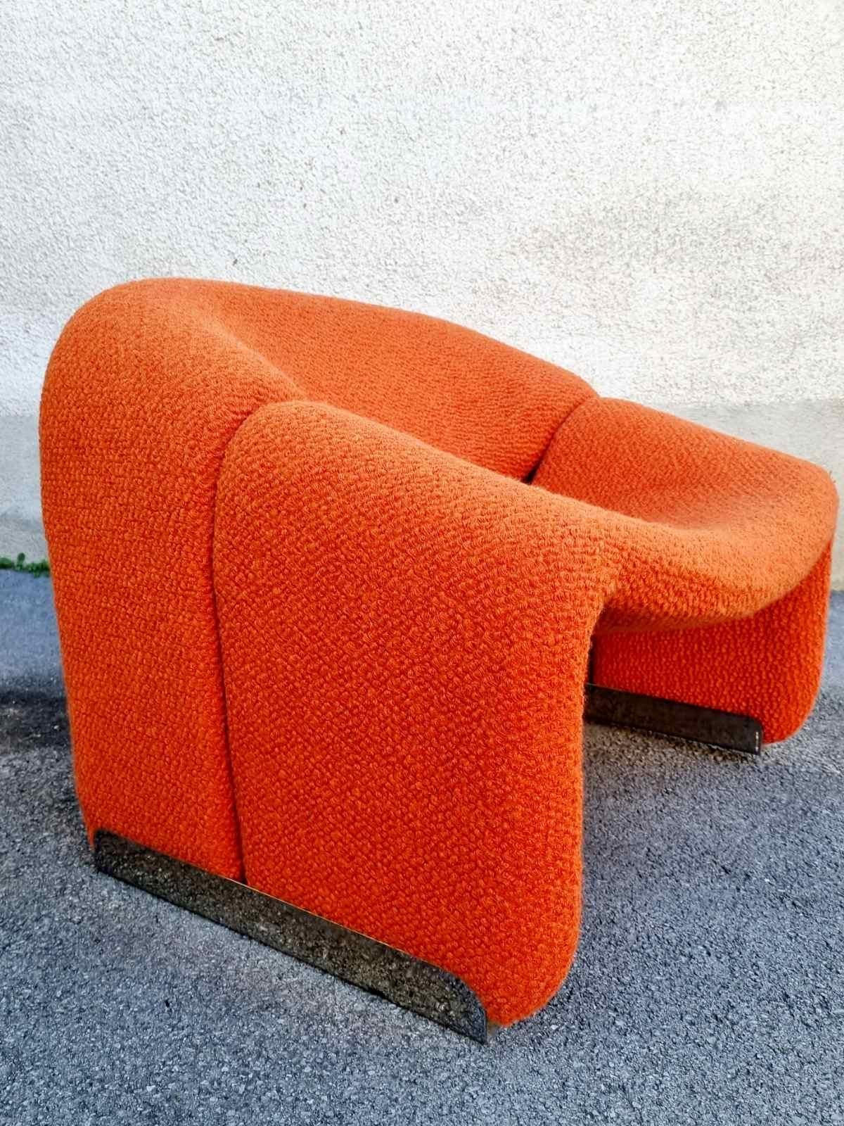 Sedia 'M' di metà secolo F598 Groovy Design di Pierre Paulin, anni '80 in vendita 2