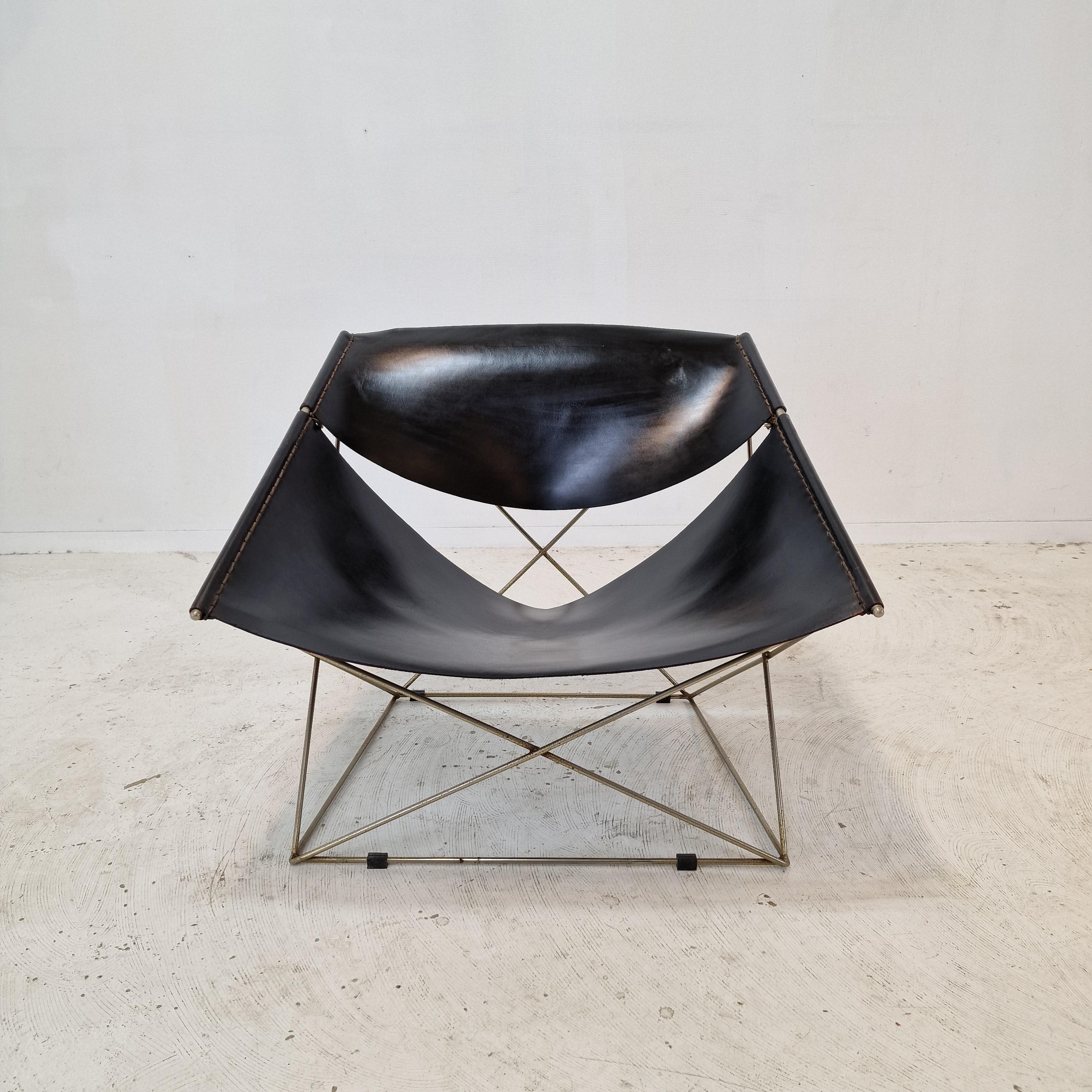 Mid Century F675 Butterfly Chair by Pierre Paulin for Artifort, 1960's For Sale 4