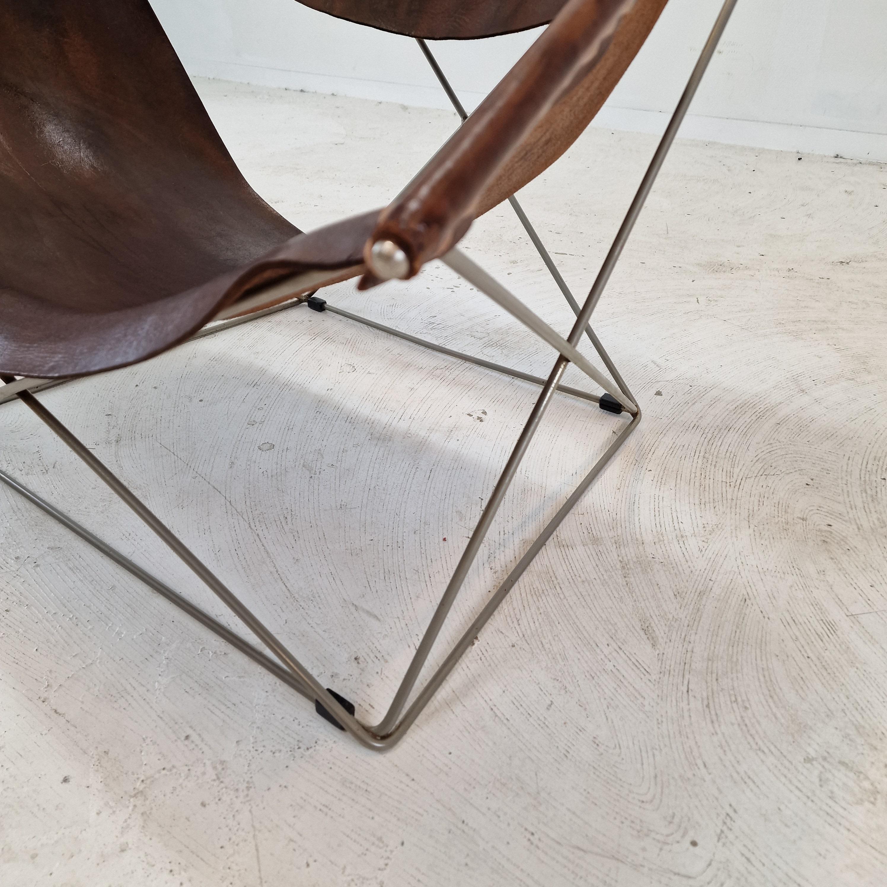 Mid Century F675 Butterfly Chair by Pierre Paulin for Artifort, 1960s For Sale 7