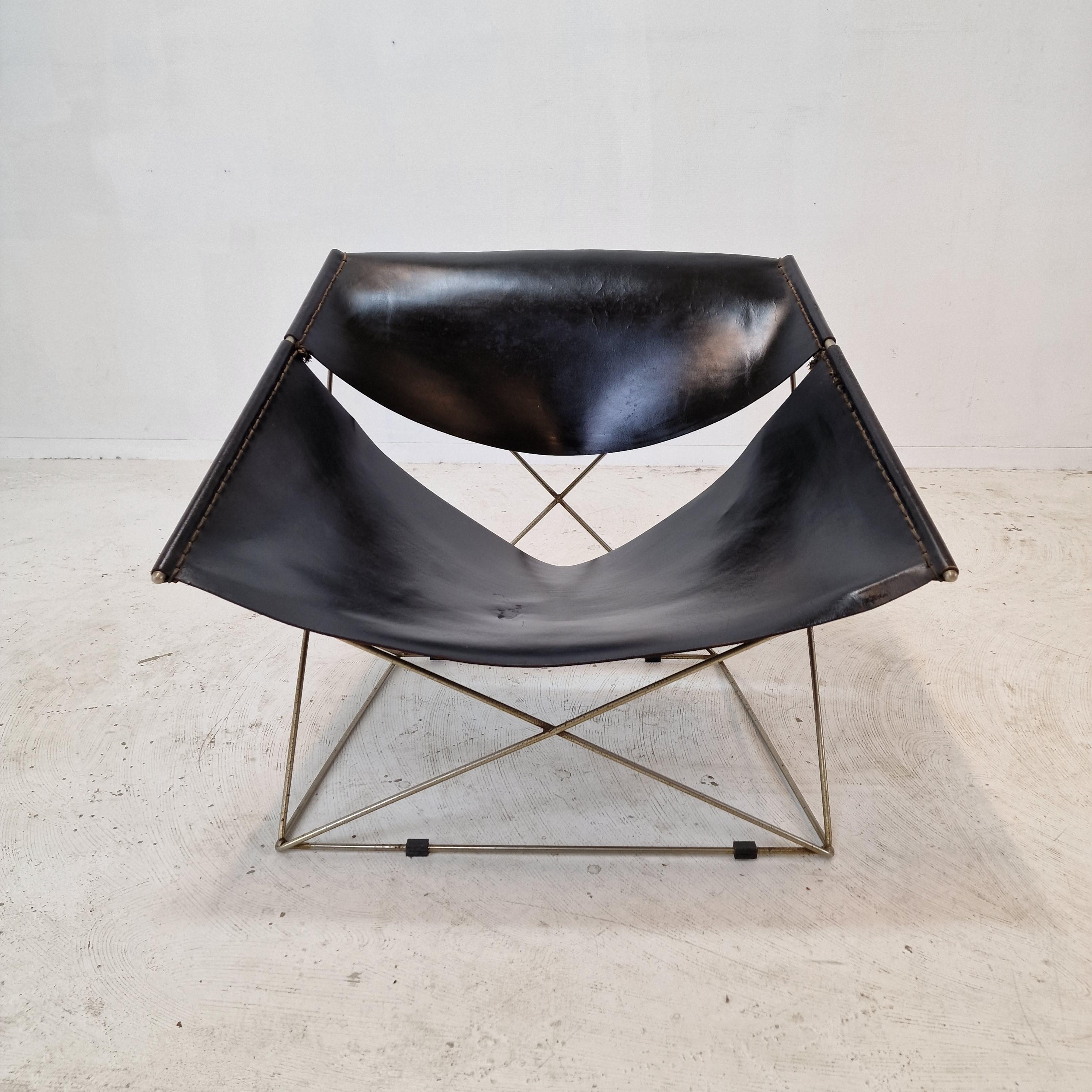 Mid Century F675 Butterfly Chair by Pierre Paulin for Artifort, 1960's For Sale 10