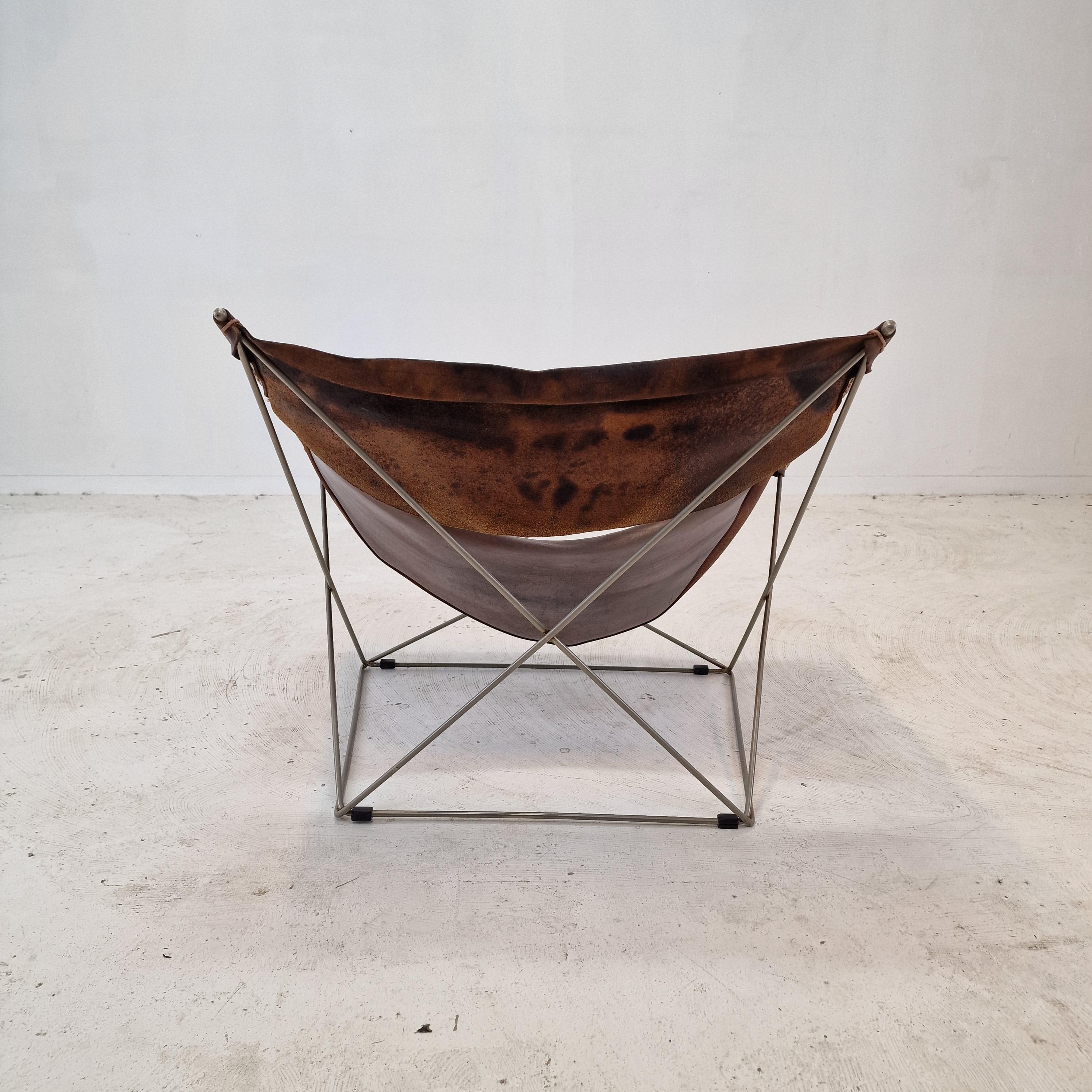 Mid Century F675 Butterfly Chair by Pierre Paulin for Artifort, 1960s For Sale 1