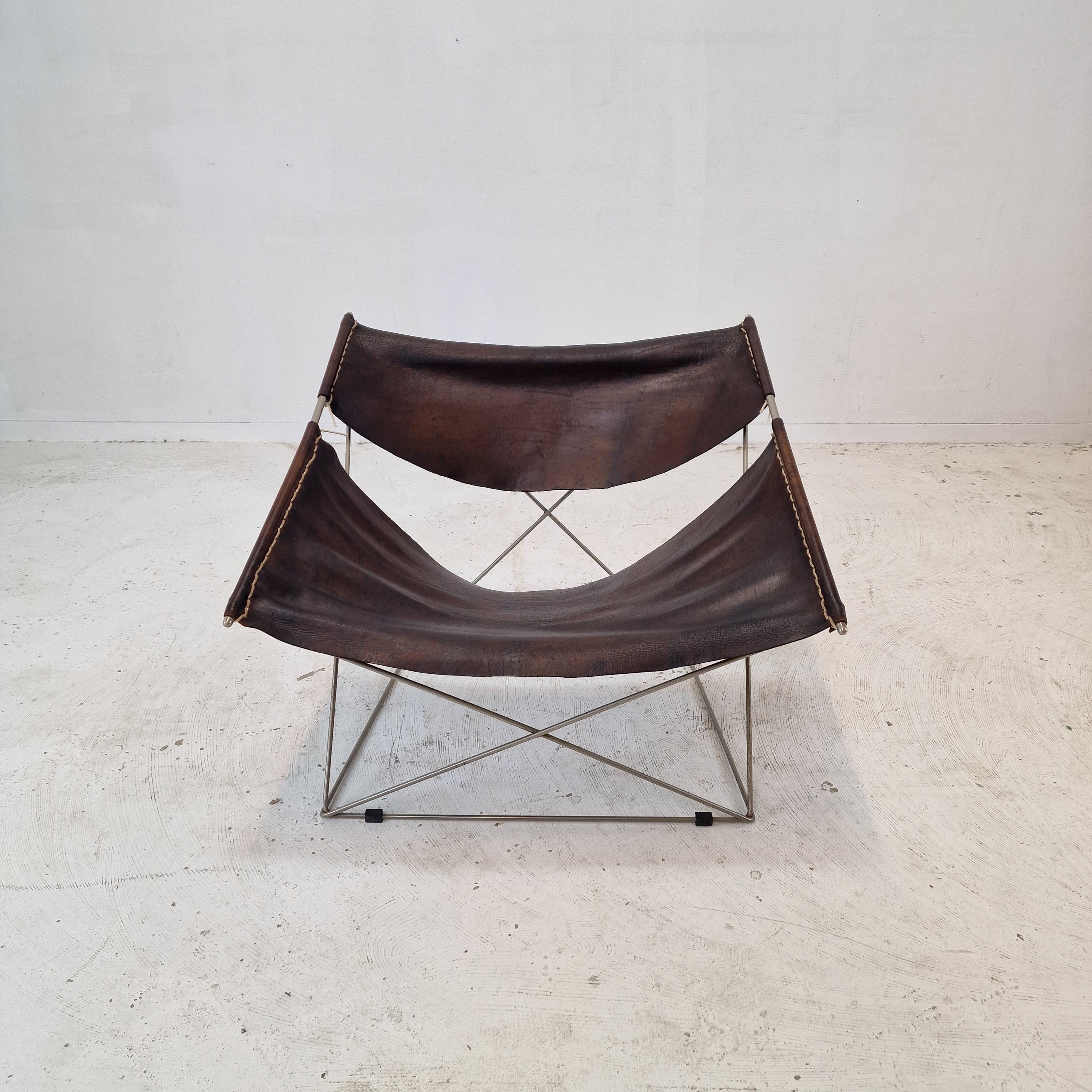 Mid Century F675 Butterfly Chair by Pierre Paulin for Artifort, 1960's For Sale 1