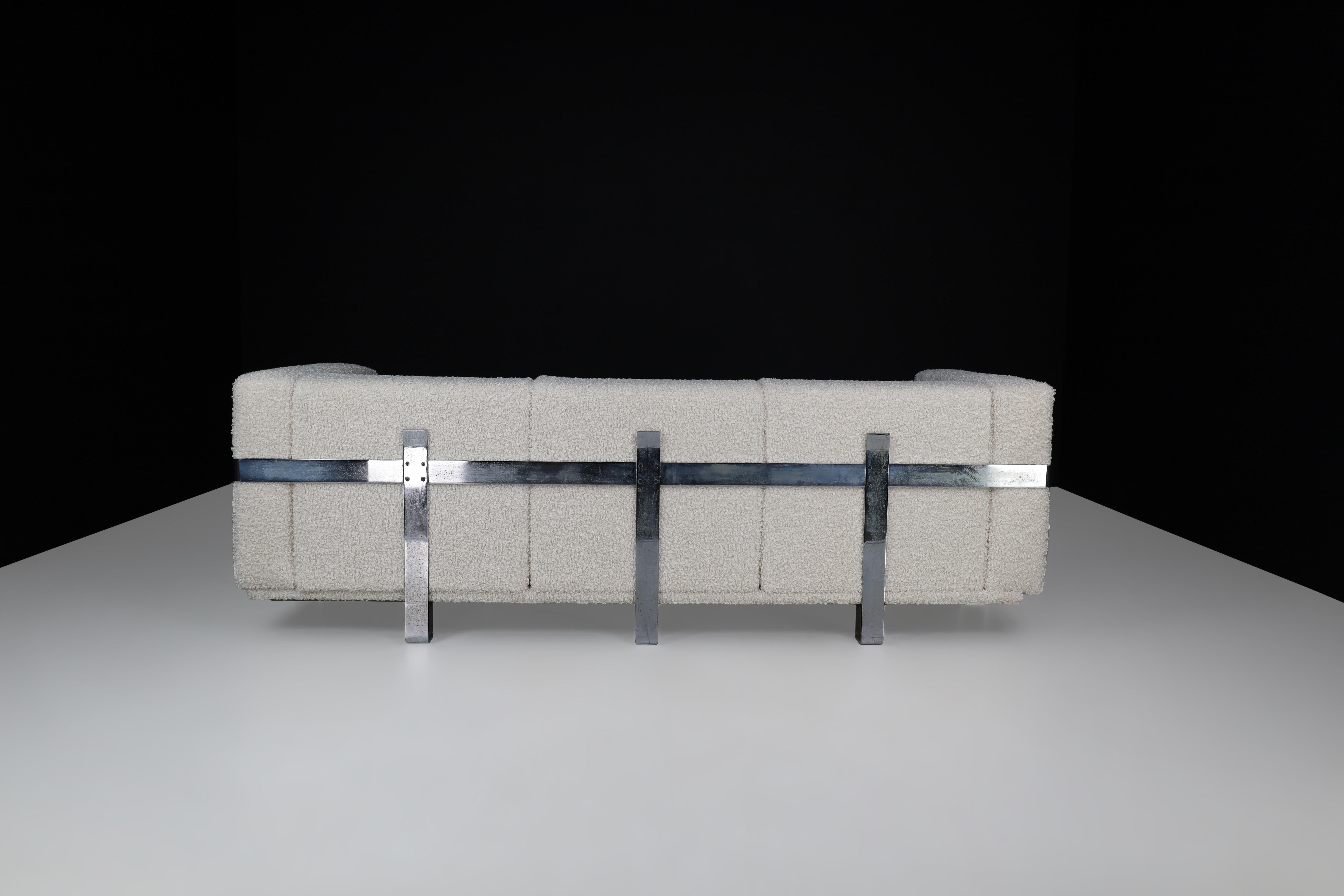 Mid Century Fabric Sofa Designed by Luigi Caccia Dominioni for Azucena Italia In Good Condition In Almelo, NL