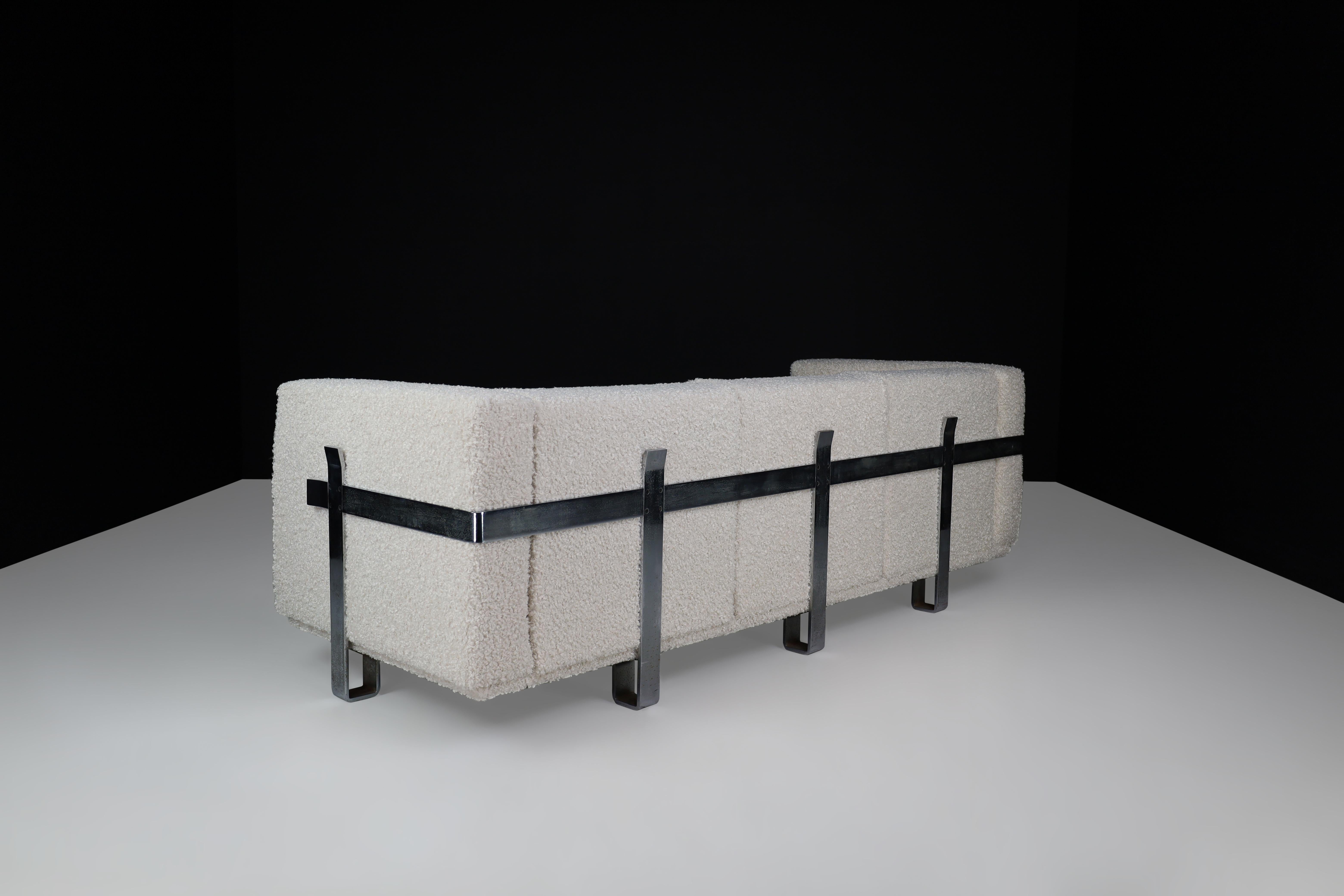 Mid Century Fabric Sofa Designed by Luigi Caccia Dominioni for Azucena Italia 1