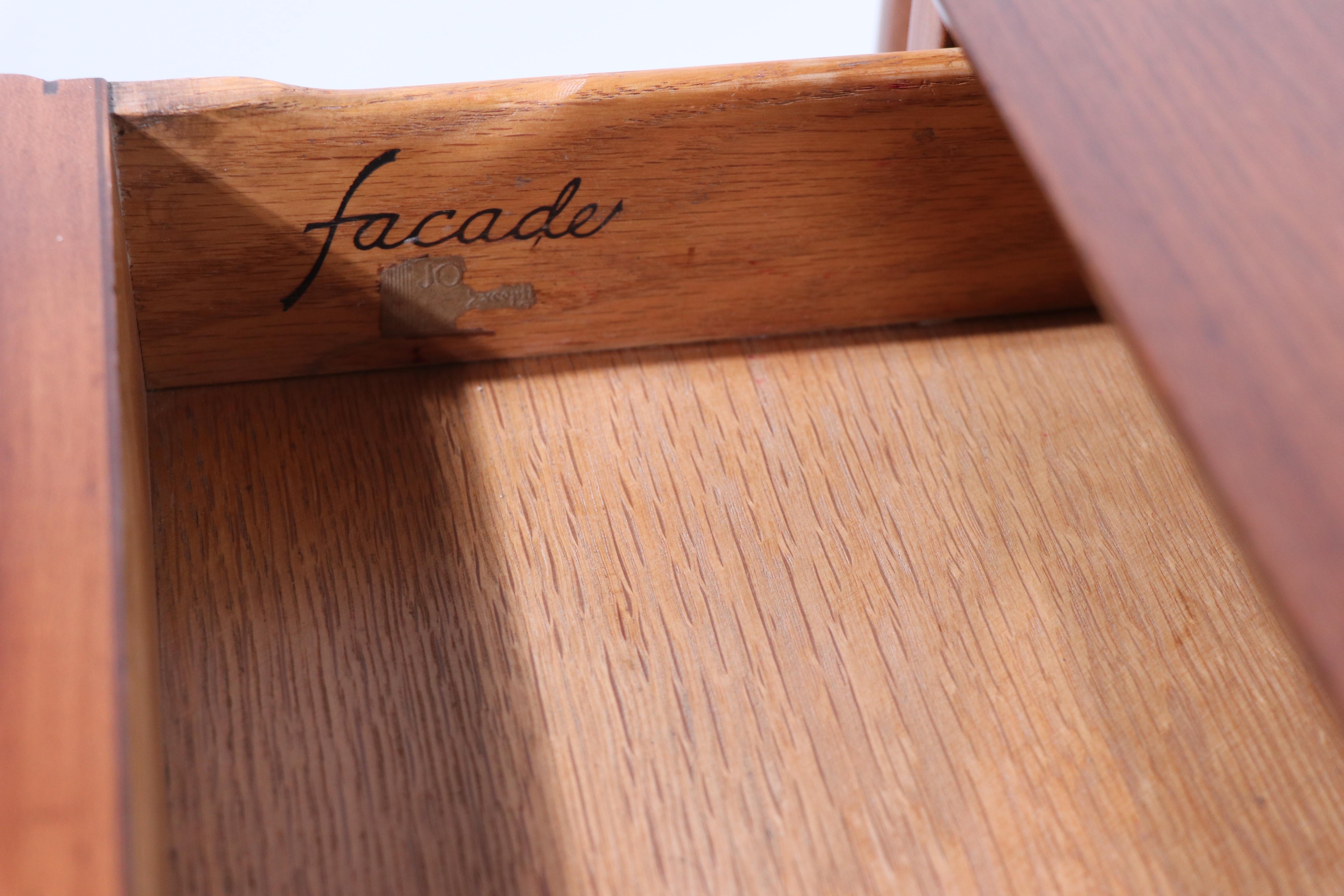 American Mid Century Facade Desk by John Stuart