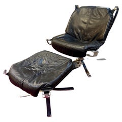 Silla Falcon de mediados de siglo de Sigurd Ressel, años 70. Un par disponible