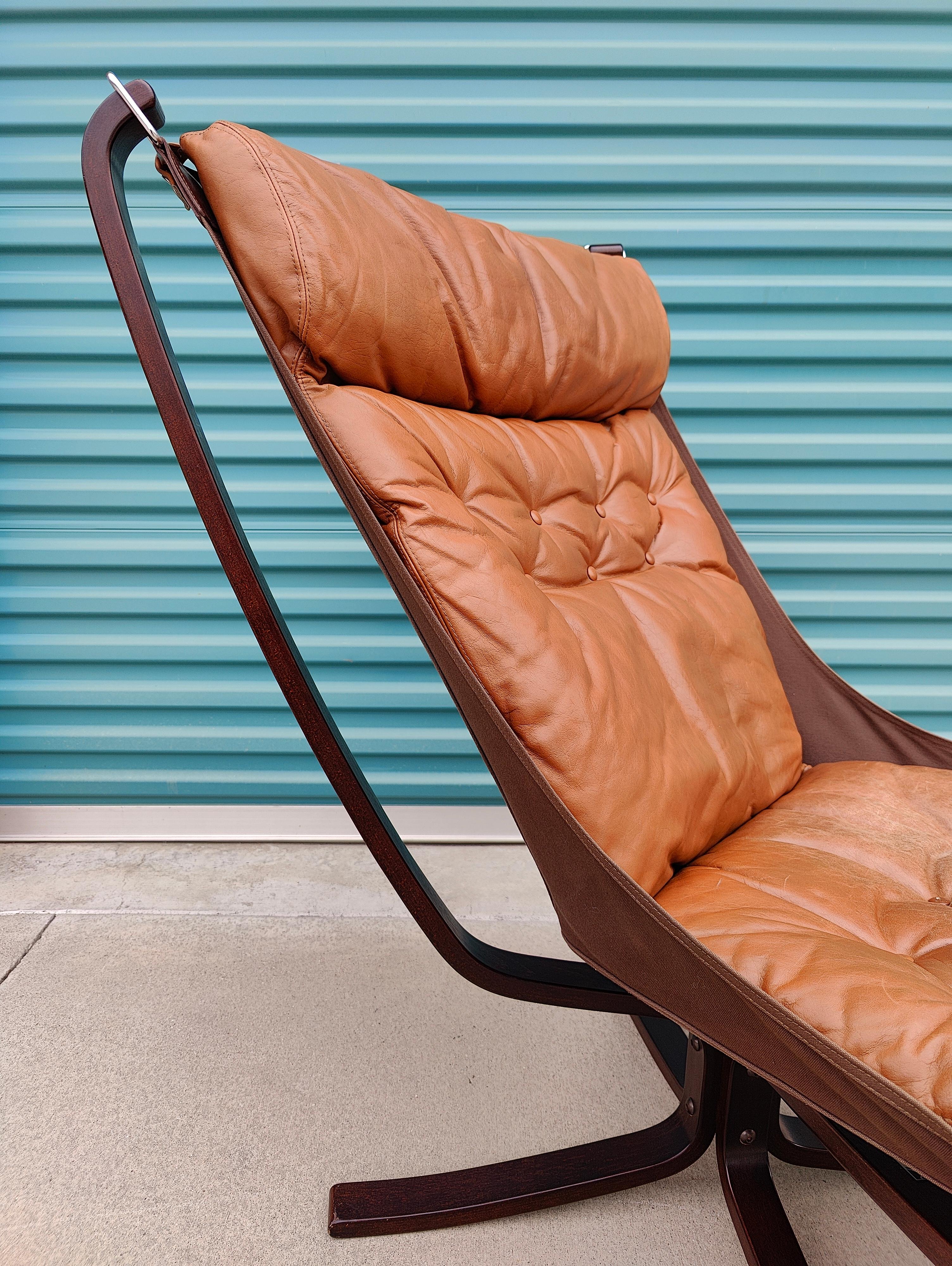 Danish Midcentury Falcon Lounge Chair by Sigurd Ressel for Vatne Mobler, Norway, 1970s