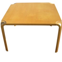 35.5" Fan Leg Side Table by Alvar Aalto