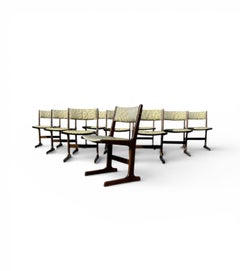 Sedie da pranzo danesi di metà secolo Farstrup - Set di 10