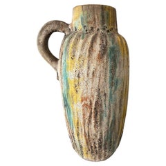 Mid-Century Fat Lava Brutalist Vase by Scheurich Keramik