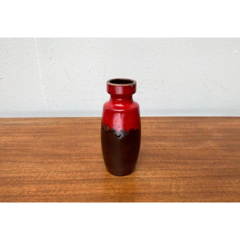 Vaso WGP in ceramica lavica grassa di metà secolo di Scheurich, Germania Ovest, anni '60 in vendita 4