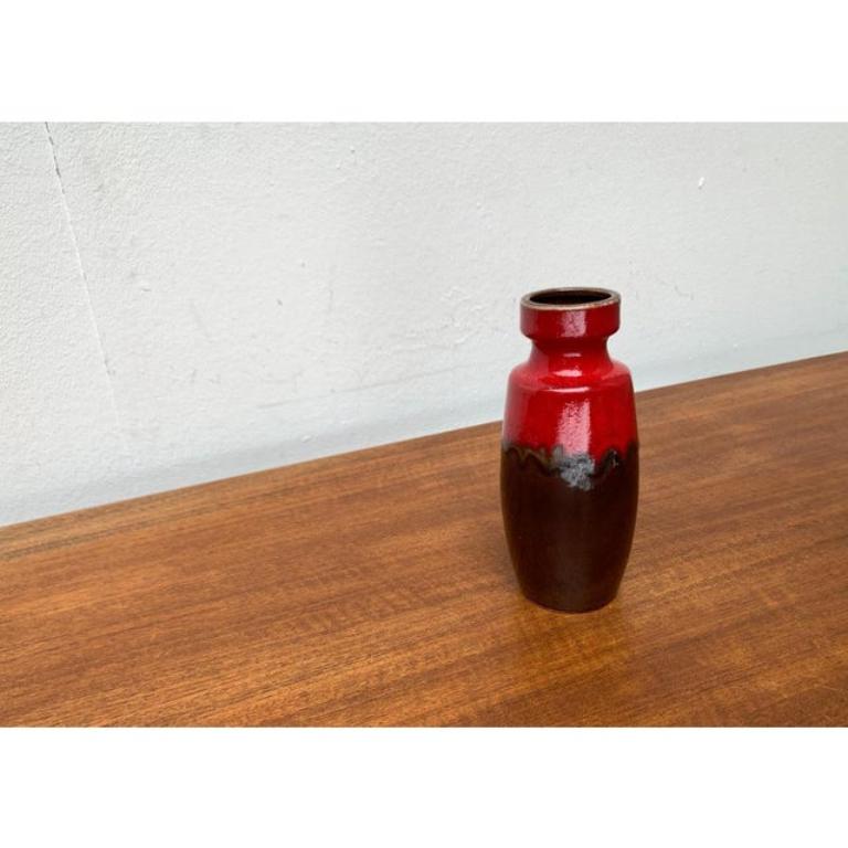 Mid-Century moderno Vaso WGP in ceramica lavica grassa di metà secolo di Scheurich, Germania Ovest, anni '60 in vendita