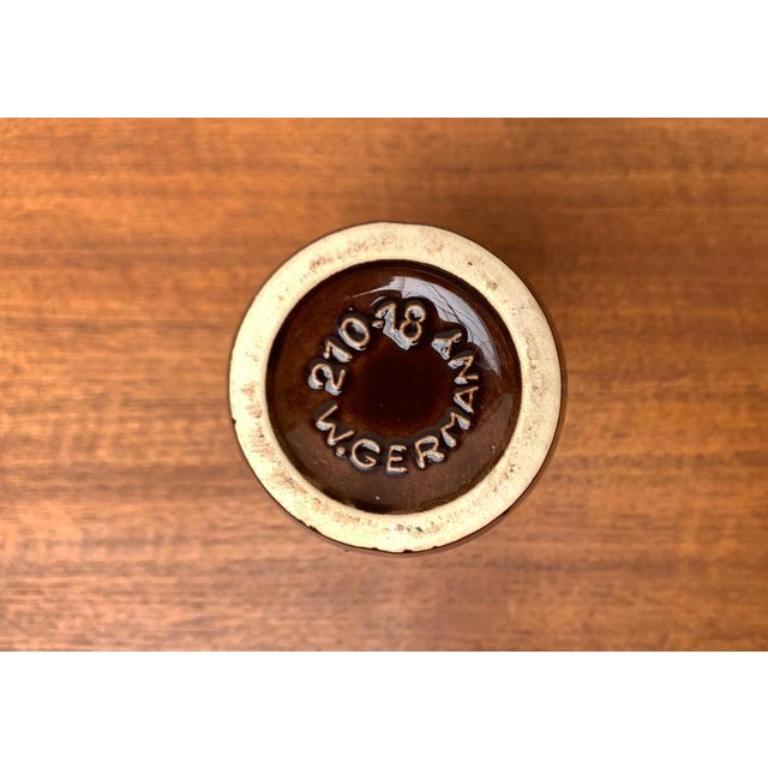 XX secolo Vaso WGP in ceramica lavica grassa di metà secolo di Scheurich, Germania Ovest, anni '60 in vendita