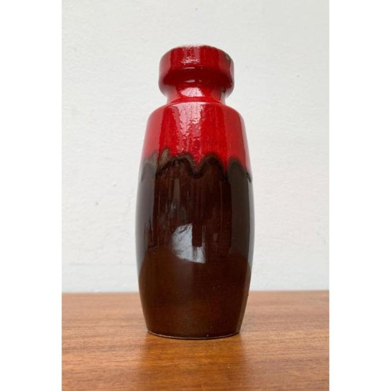 Vaso WGP in ceramica lavica grassa di metà secolo di Scheurich, Germania Ovest, anni '60 in vendita 1