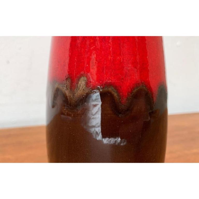 Vaso WGP in ceramica lavica grassa di metà secolo di Scheurich, Germania Ovest, anni '60 in vendita 2