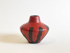 Mid-Century Fat Lava Studio Ceramic Vase, STROMBOLI by Ceramano 1970s, Germany