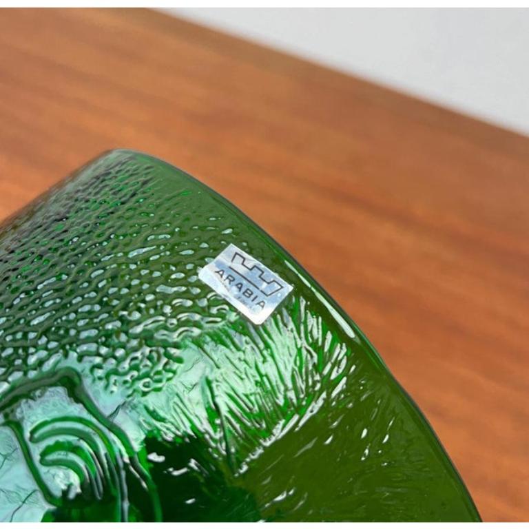 Mid-Century Fauna Decor Glass Vase by Oiva Toikka for Arabia, Finland, 1960s For Sale 4