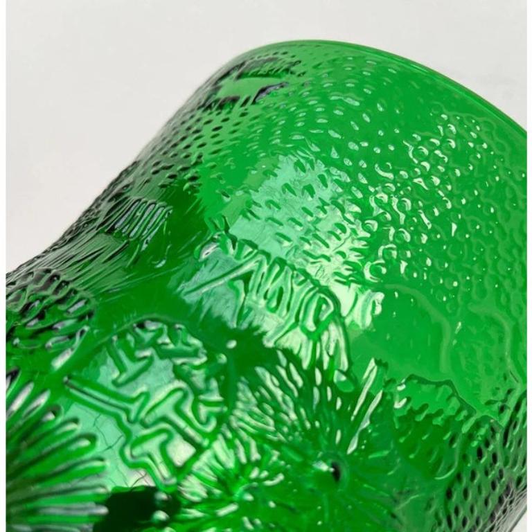 20th Century Mid-Century Fauna Decor Glass Vase by Oiva Toikka for Arabia, Finland, 1960s For Sale