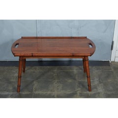 Midcentury Faux Bamboo Coffee Table