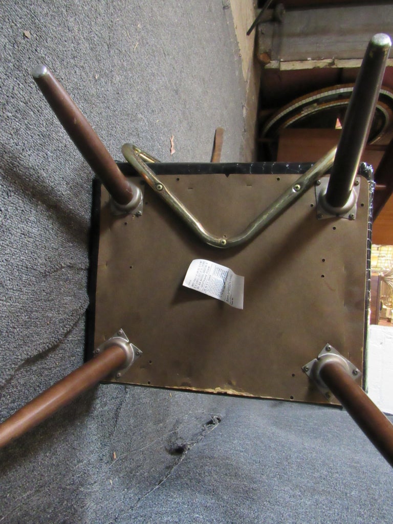 MidCentury Faux Crocodile Valet Chair by Nova For Sale at 1stDibs