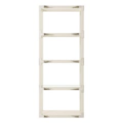 Midcentury Faux Horn Tall Étagère