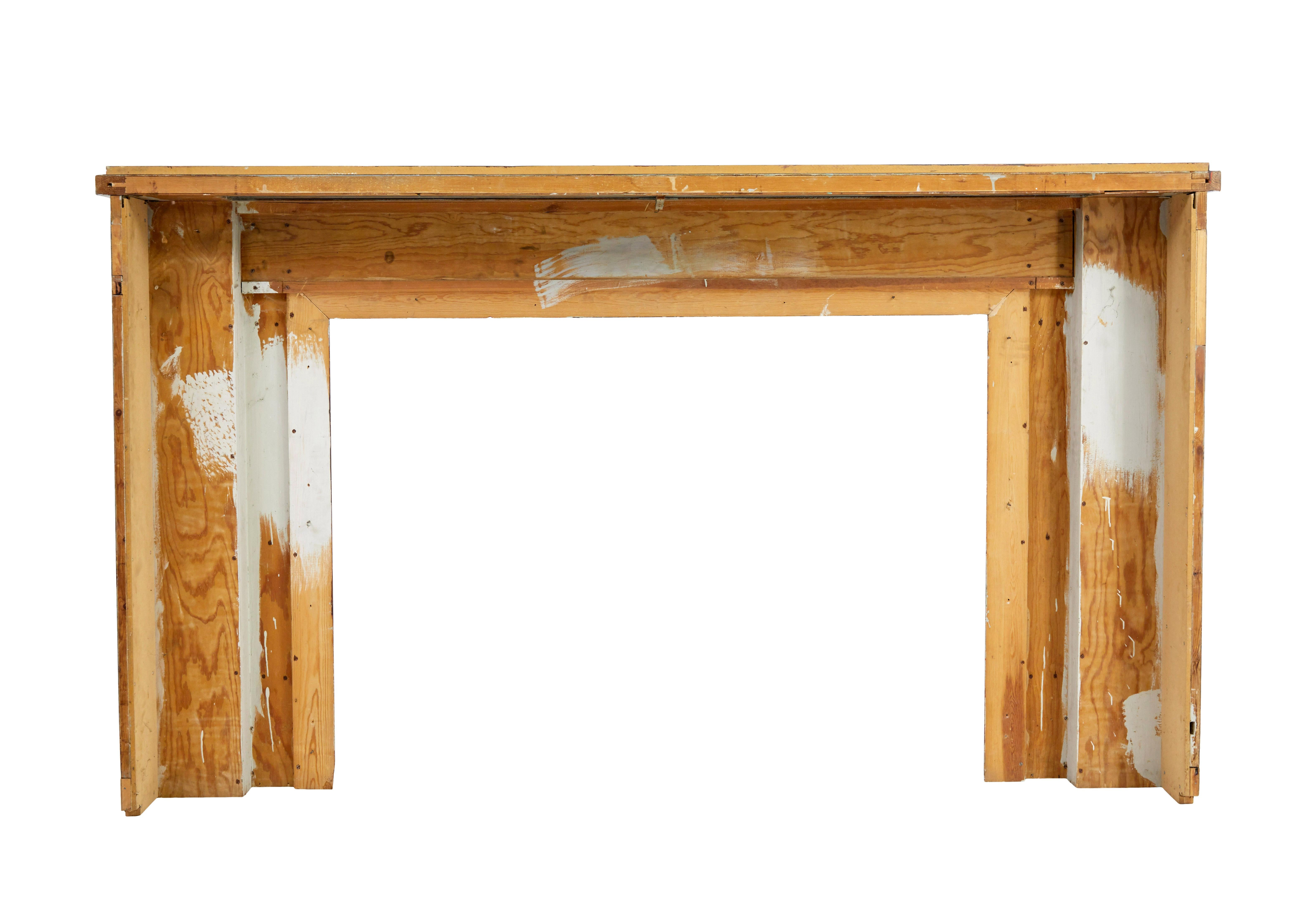 Swedish Mid century faux porphyry marble Adams style mantlepiece For Sale