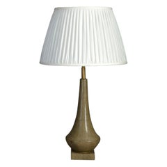 Mid-Century Faux Shagreen Lamp Base