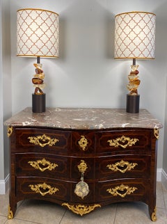 Pair of Mid-Century Sculpted Table Lamps