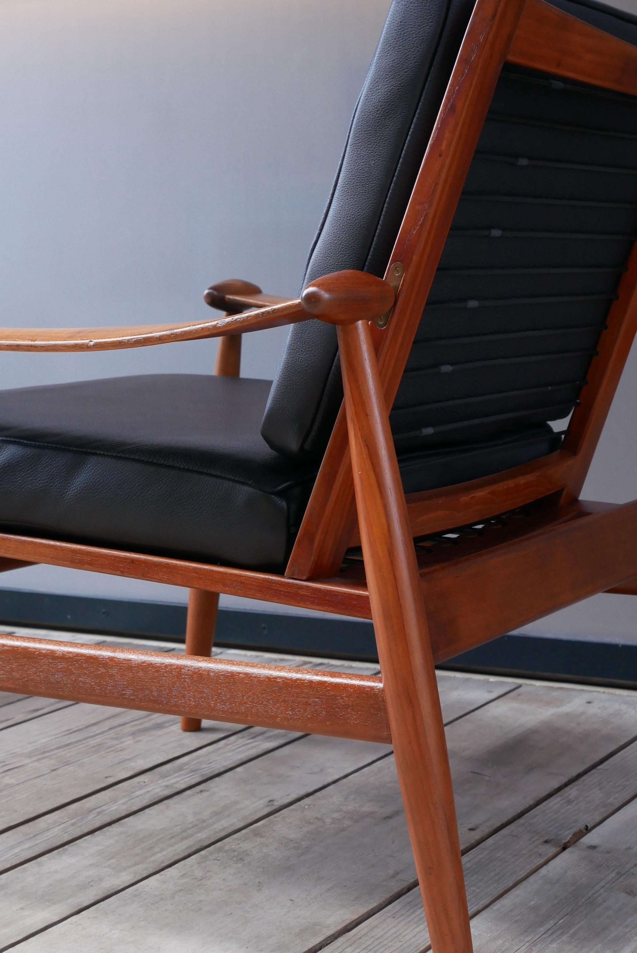 Mid-Century Modern Mid-Century FD 133 ‘Spade’ Lounge by Finn Juhl for France & Daverkosen For Sale