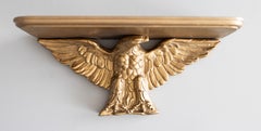 Mid-Century Federal American Eagle Giltwood Bracket