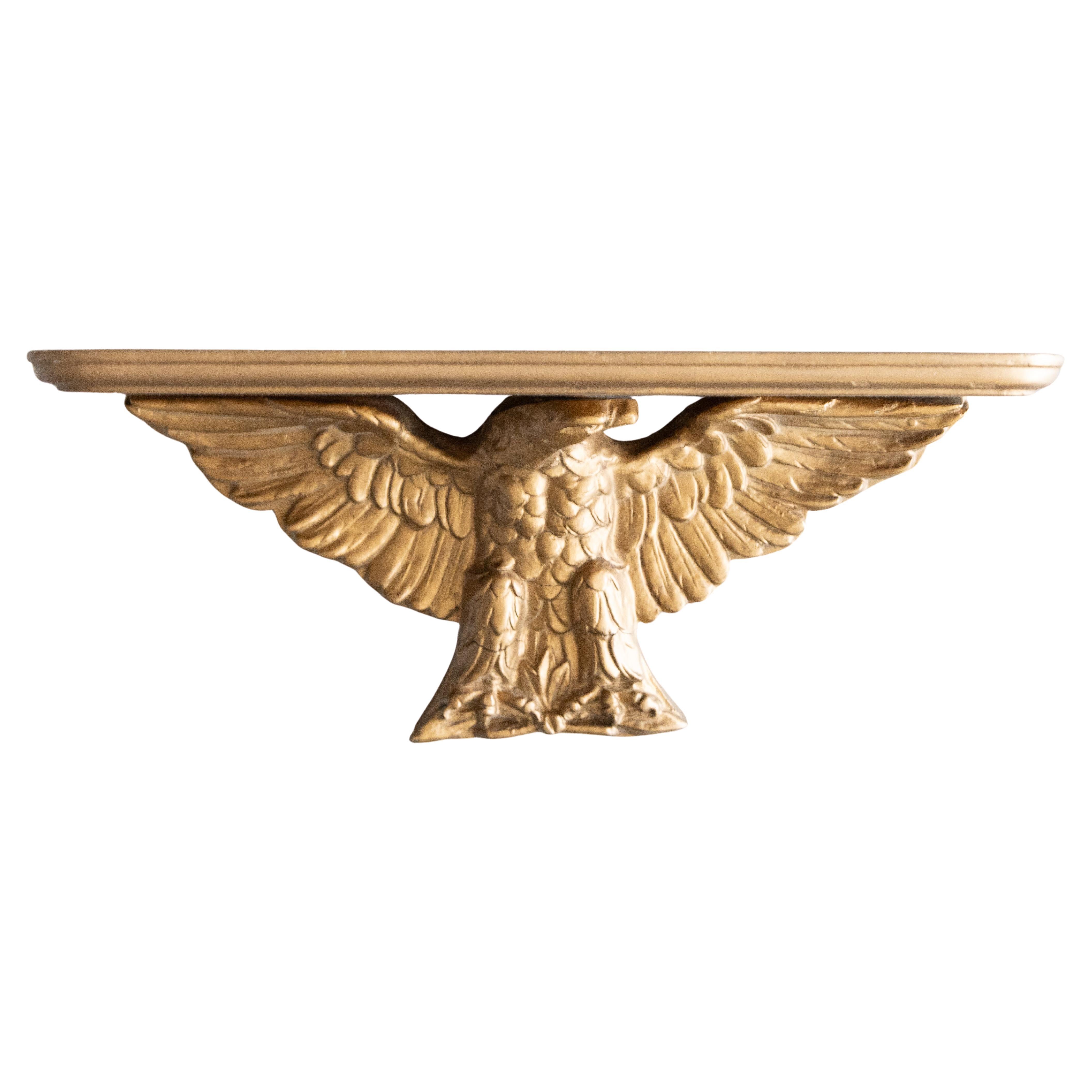 Mid-Century Federal American Eagle Giltwood Bracket