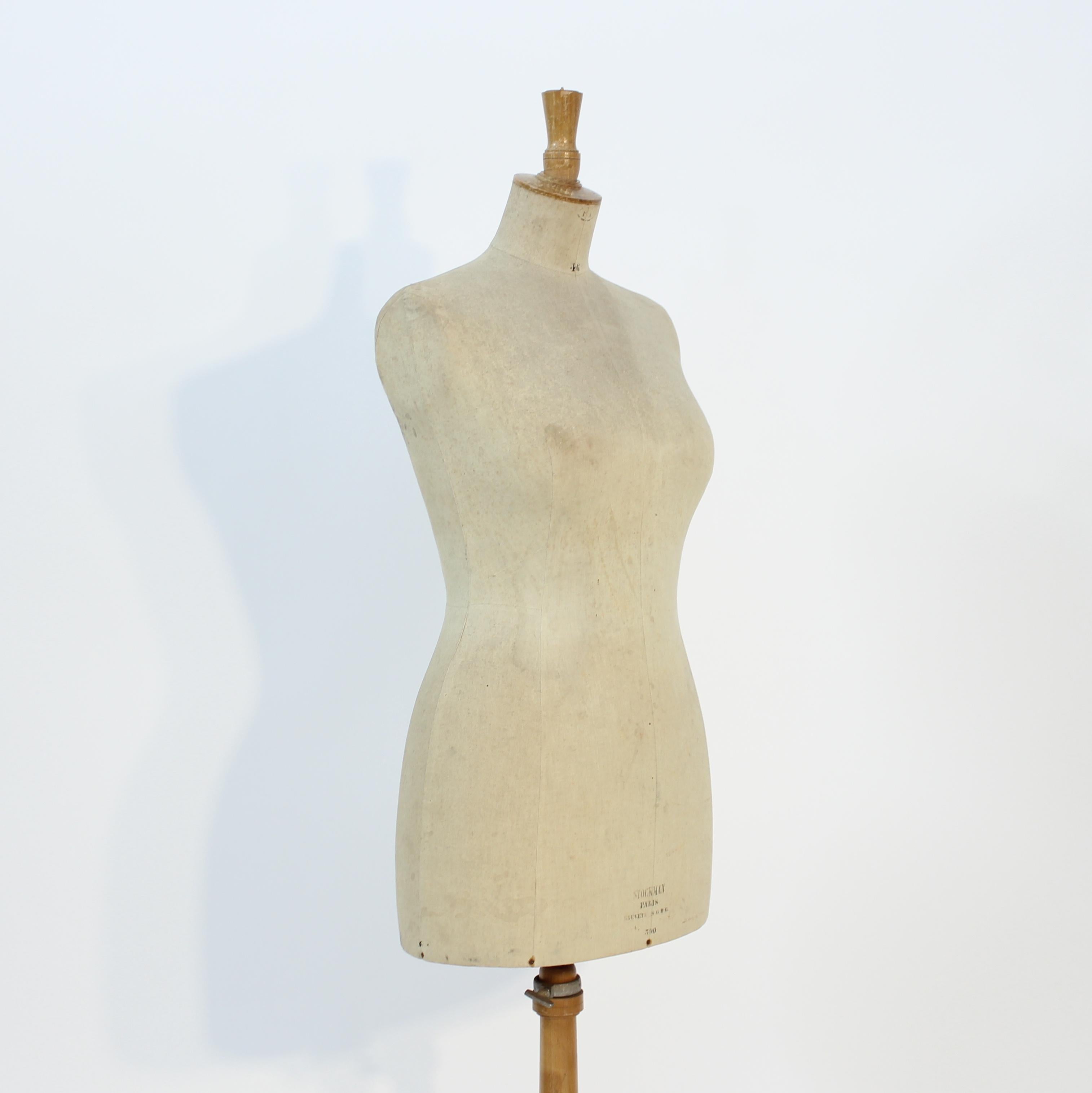 Mid-century female mannequin from Siegel & Stockman, Paris, 1950s In Good Condition For Sale In Uppsala, SE