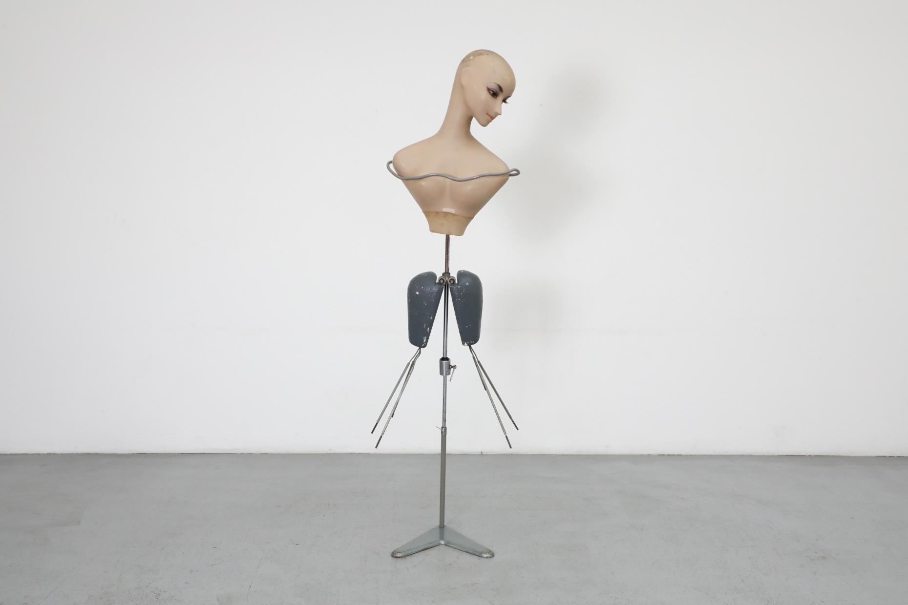 Mid-Century Femme mannequin by Vitra. Known for their partnership with design greats like Charles and Ray Eames and Verner Panton, Vitra was founded by Erika and Willi Fehlbaum, and began as a shopfitting business before producing furniture. Model