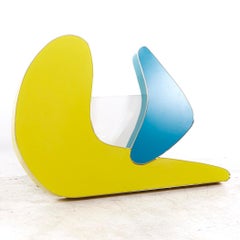 Mid Century Fiberglass Art Wall Light