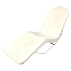 Mid century fiberglass chaise longue, 1960s