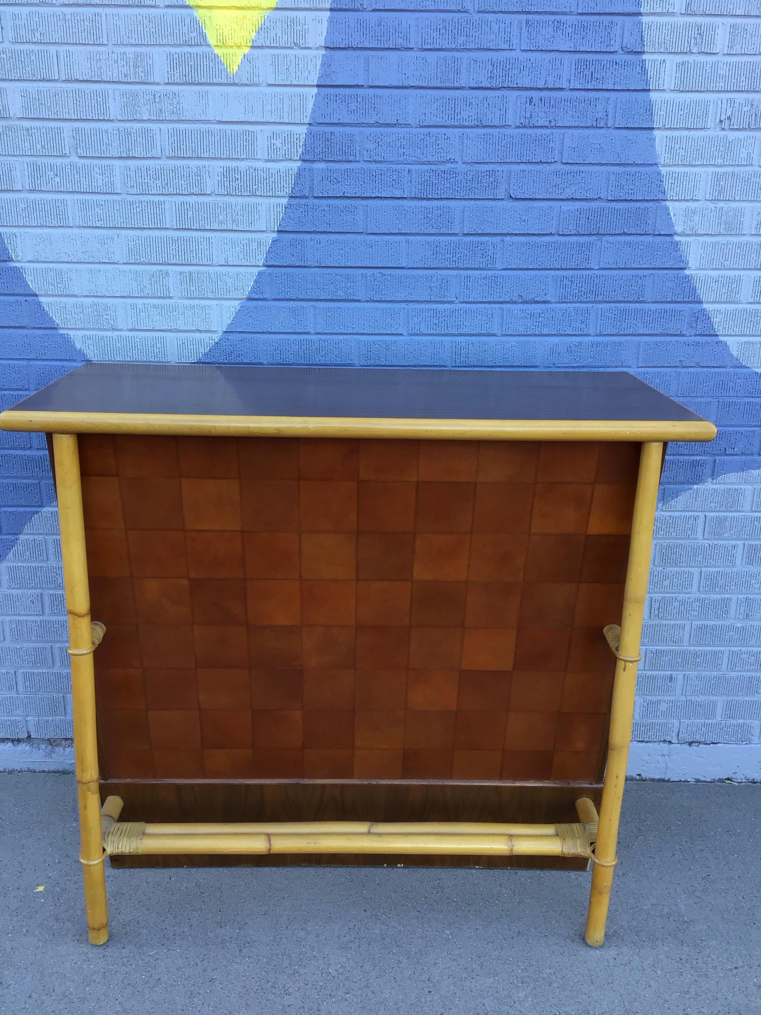 Set di sgabelli e bar Ficks Reed Dry di metà secolo in vendita 1