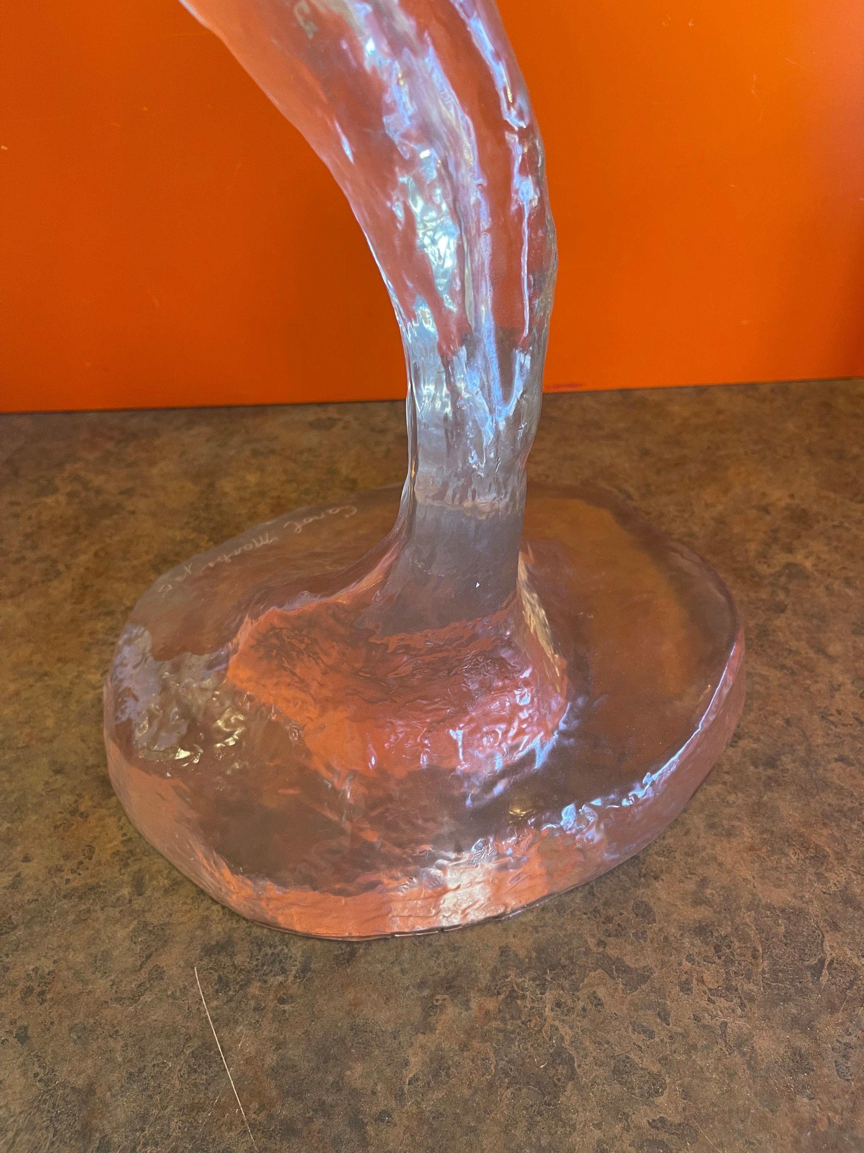 Mid-Century Figural Lucite Sculpture by Carol Marks For Sale 5