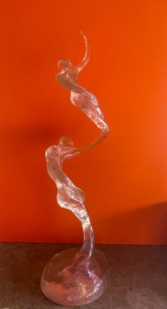 Mid-Century Figural Lucite Sculpture by Carol Marks
