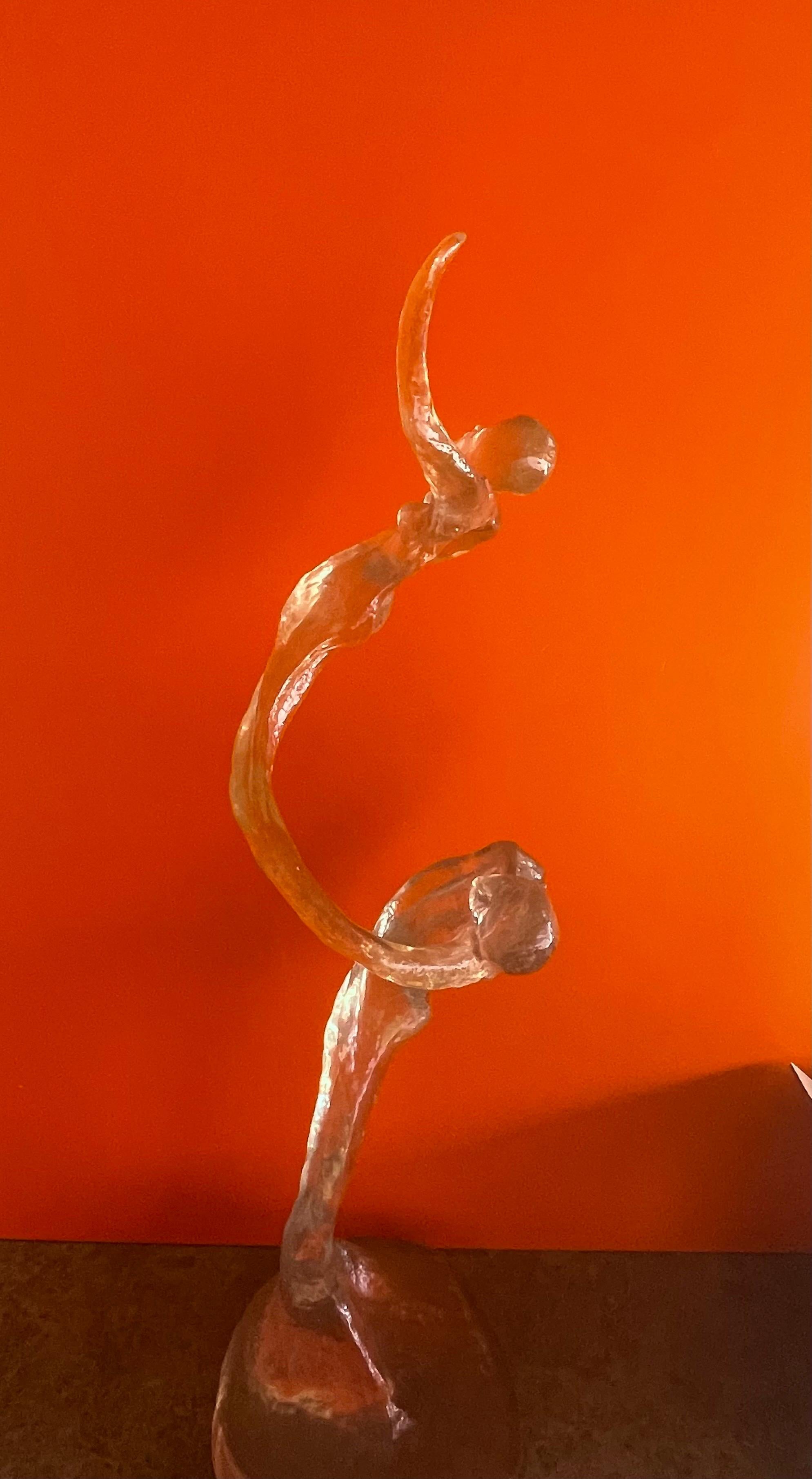 Mid-Century Figural Lucite Sculpture by Carol Marks For Sale 2