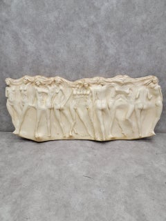 Mid Century Figural Wall Art Attributed To Roman/Greek Farnese Sarcophagus Style