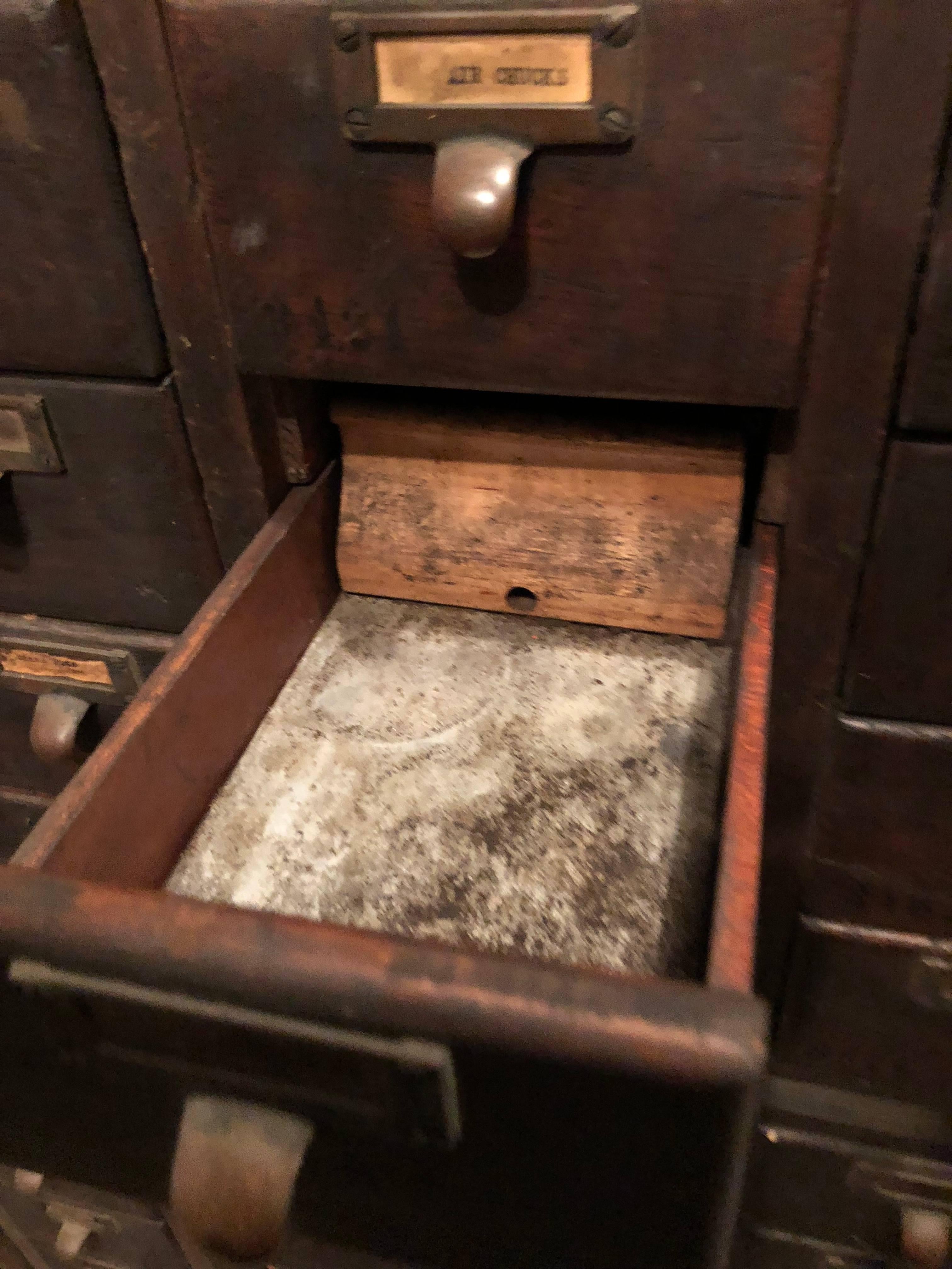 72 drawer card catalog