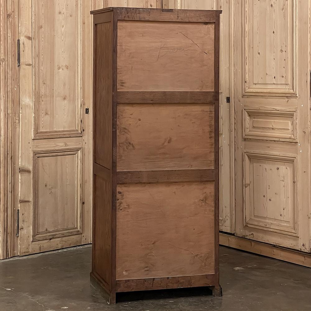 Mid-Century File Cabinet with Roll-Up Tambour Door 8