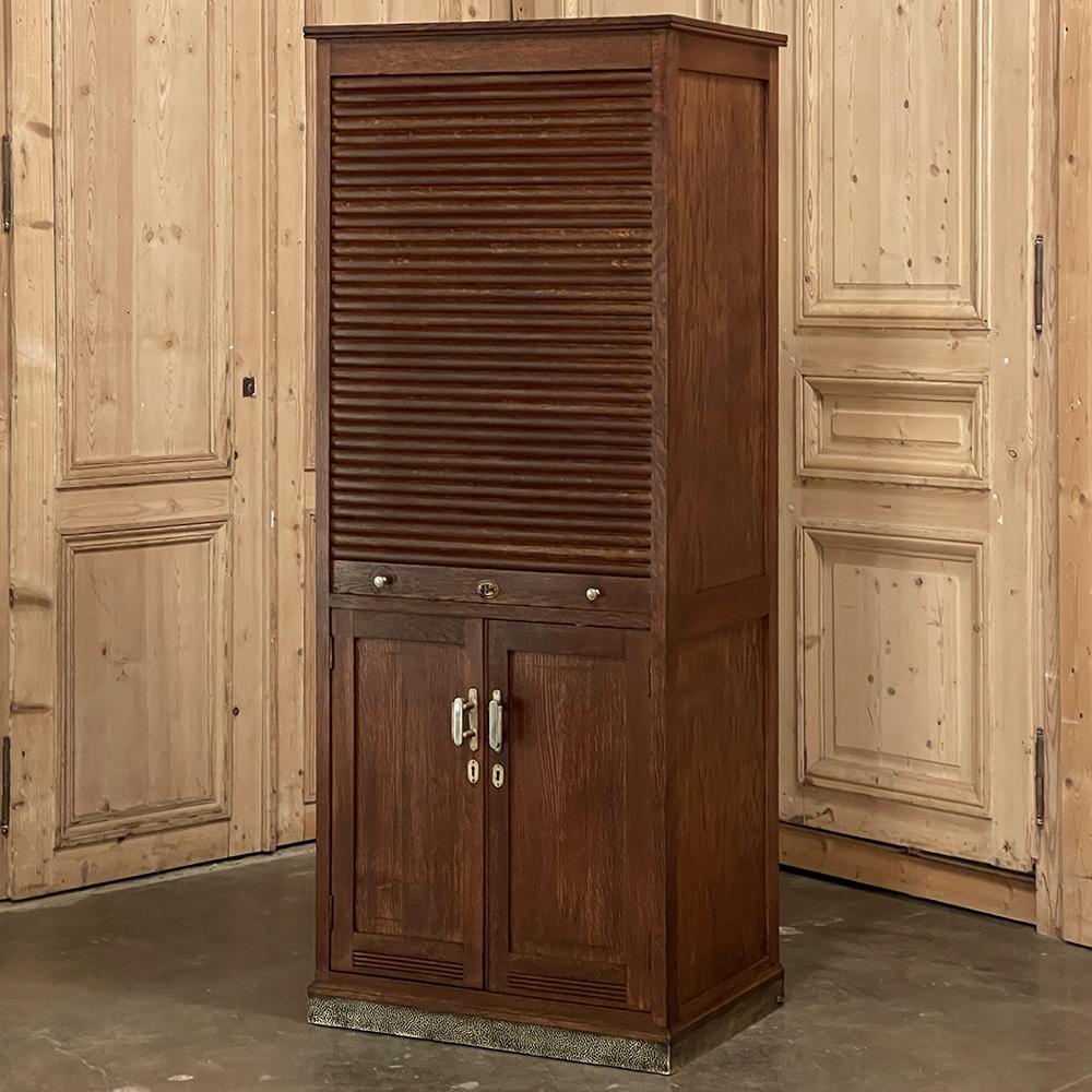 cabinet with roll up door