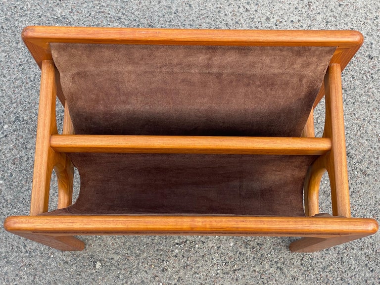 Midcentury Finest Aksel Kjersgaards Teak Magazine Rack, for Salin ...