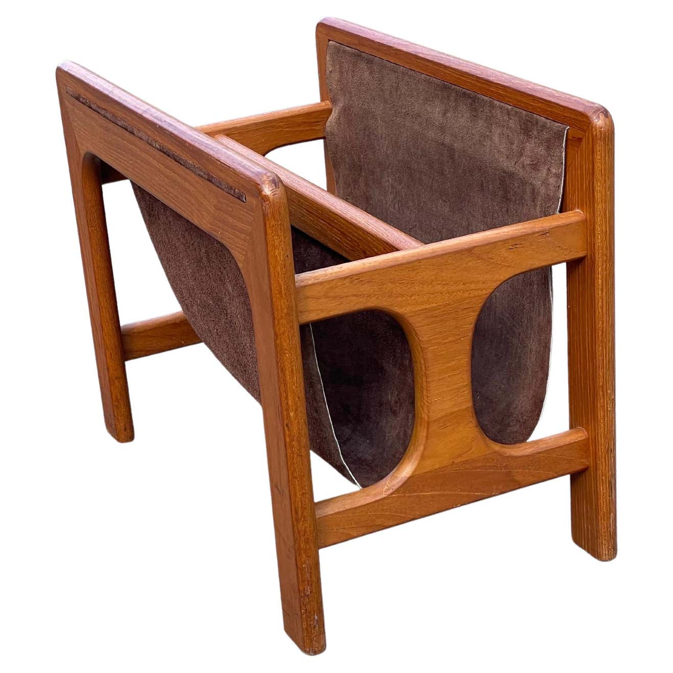 Midcentury Finest Aksel Kjersgaards Teak Magazine Rack, for Salin ...