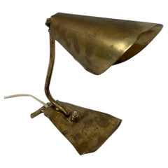 Mid-Century Finnish Brass Desk Lamp by Valinte Oy