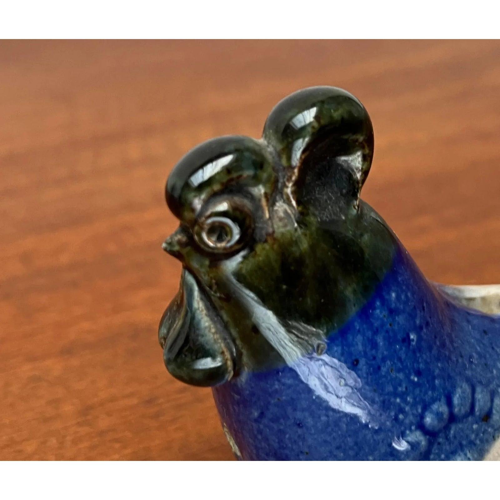 Flauto di pollo in ceramica finlandese di metà secolo di Kermansavi Oy, 1960 in vendita 5